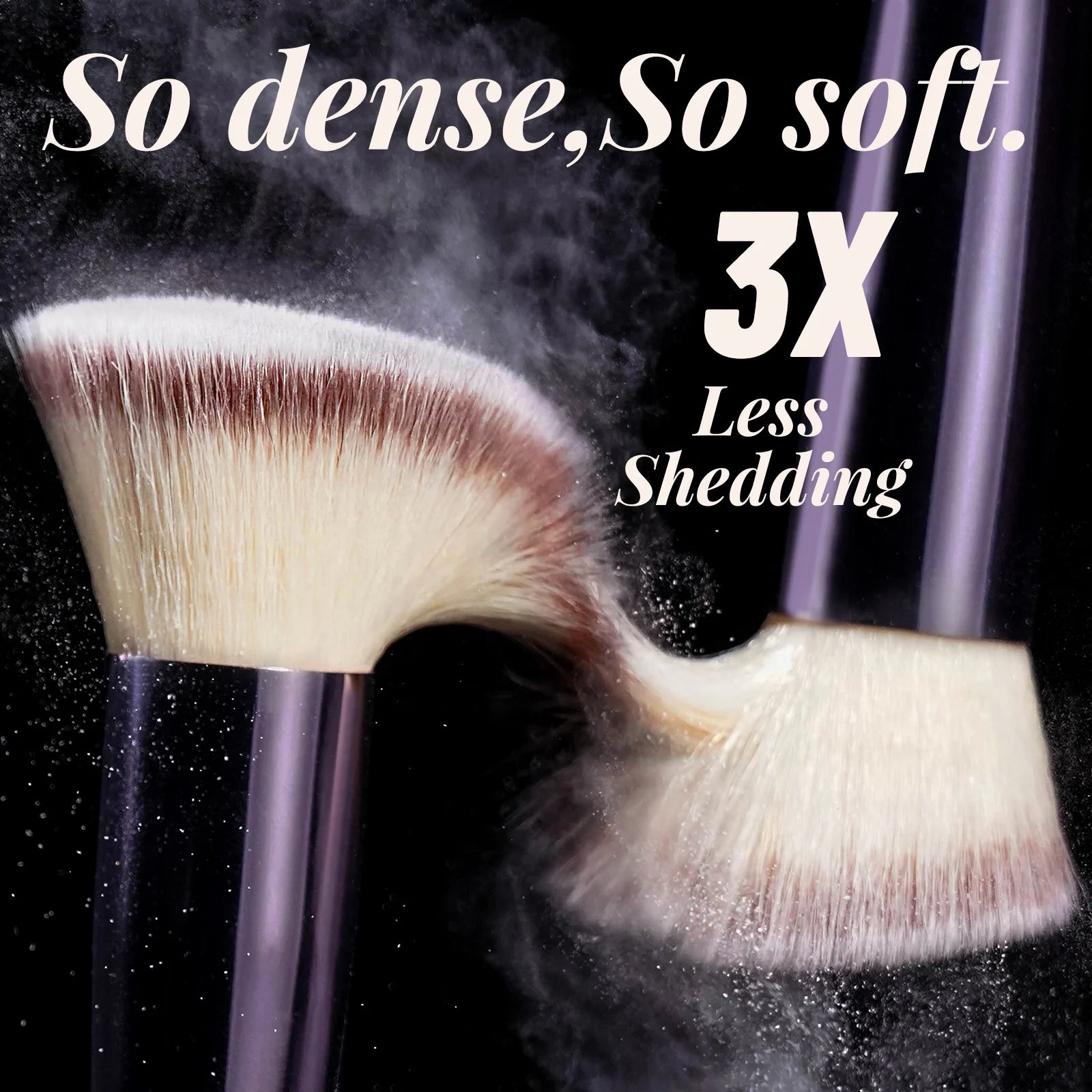 Set de Brochas de Maquillaje 18 Piezas | Veganas y Doradas