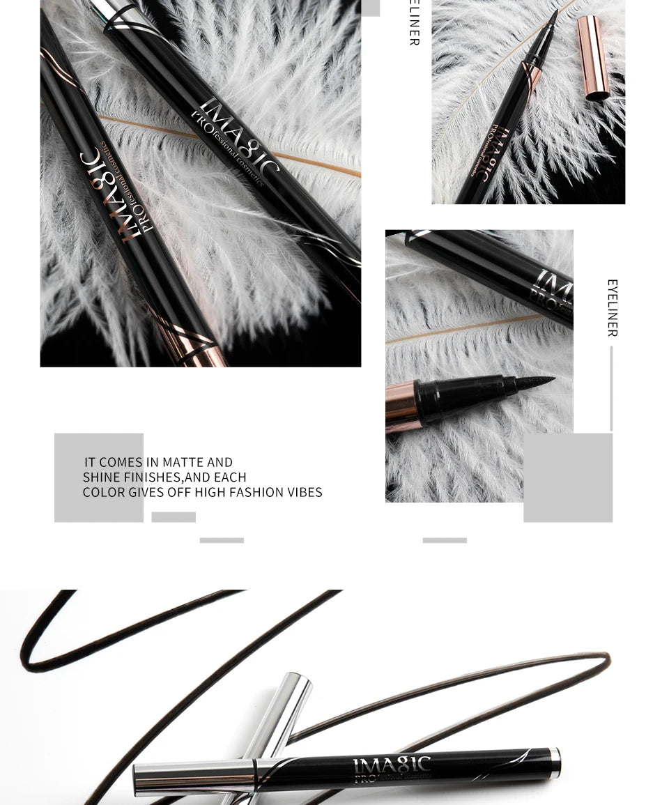Delineador de Ojos Impermeable Mate | Eyeliner Larga Duración