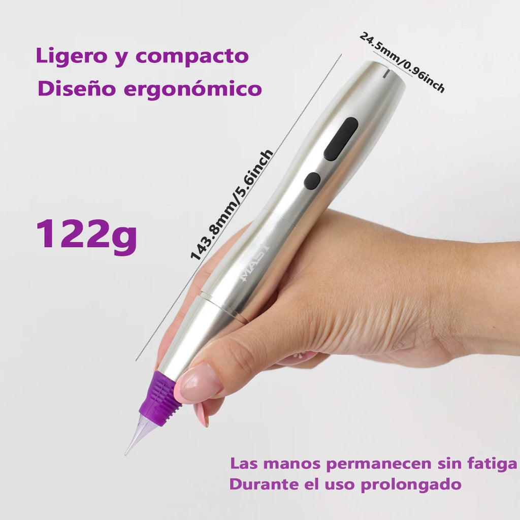 Mast P20 Bolígrafo PMU Inalámbrico | Micropigmentación Ligera 122g