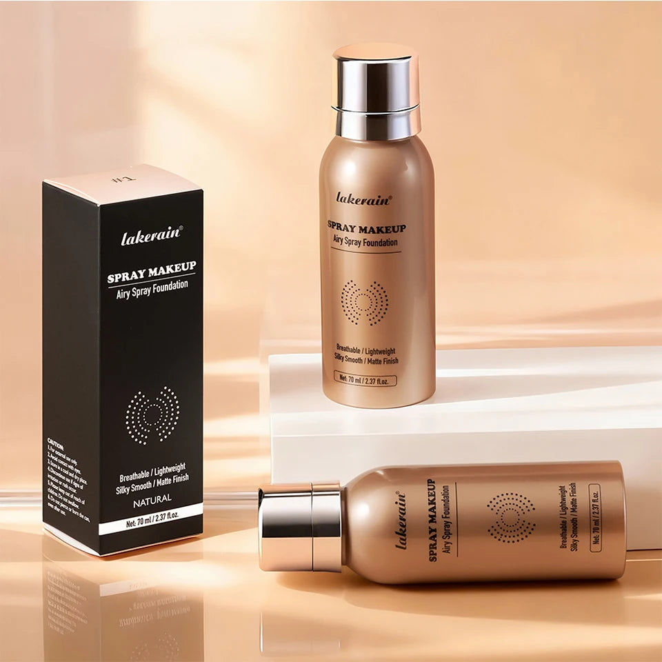 Base de Maquillaje en Spray Airbrush 70ml | Cobertura Mate Larga Duración