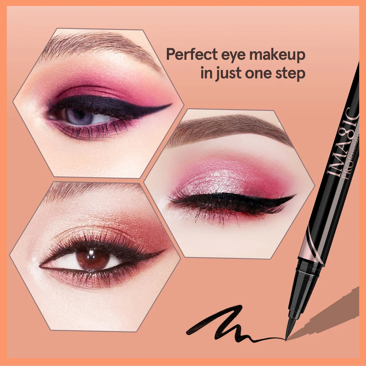 Delineador de Ojos Impermeable Mate | Eyeliner Larga Duración
