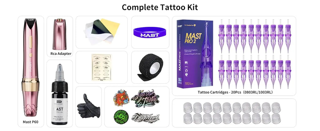 Mast P60 Kit PMU Inalámbrico | Máquina Maquillaje Permanente Profesional
