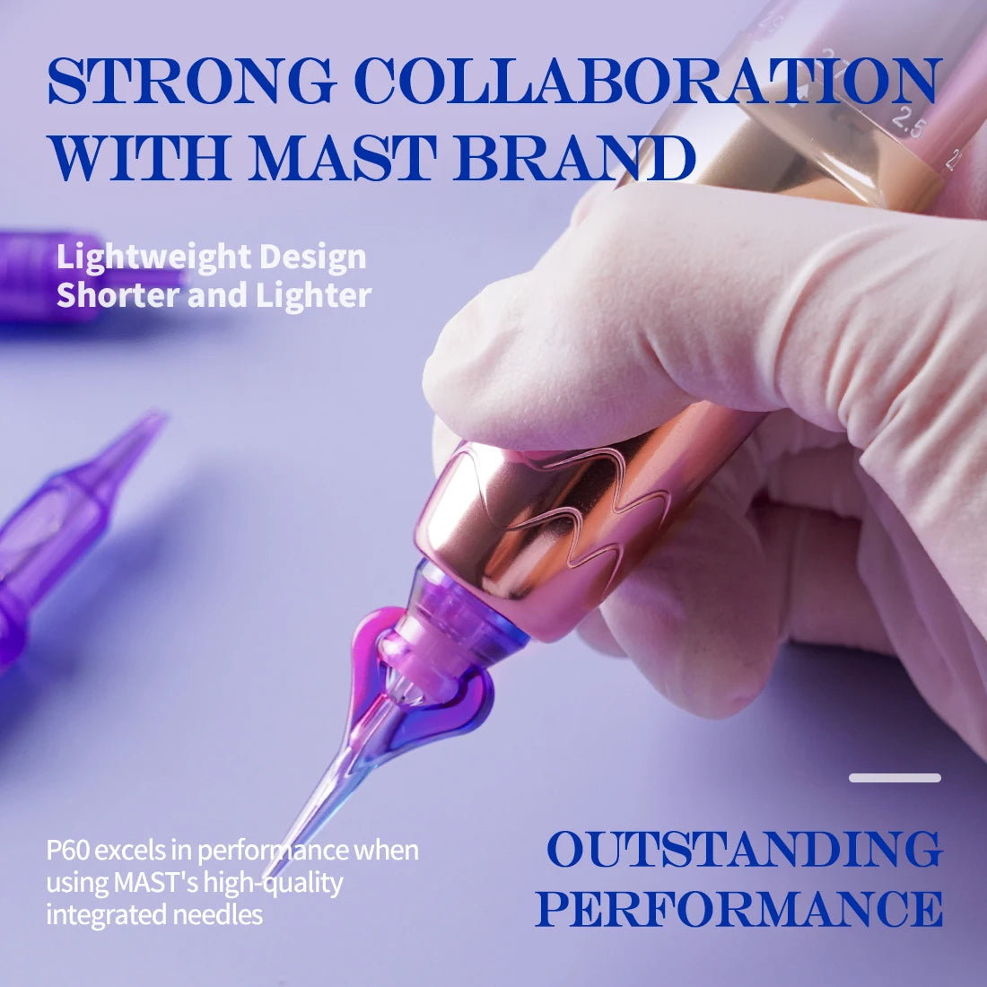 Mast P60 Kit PMU Inalámbrico | Máquina Maquillaje Permanente Profesional