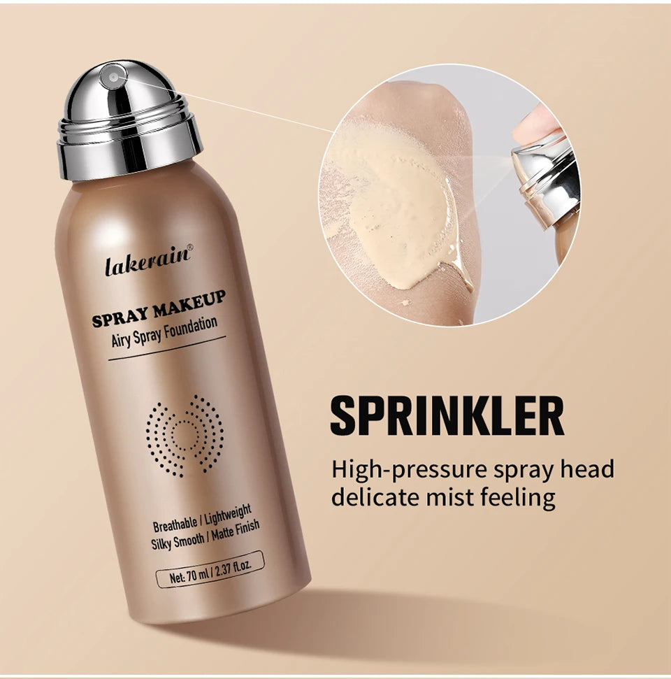 Base de Maquillaje en Spray Airbrush 70ml | Cobertura Mate Larga Duración