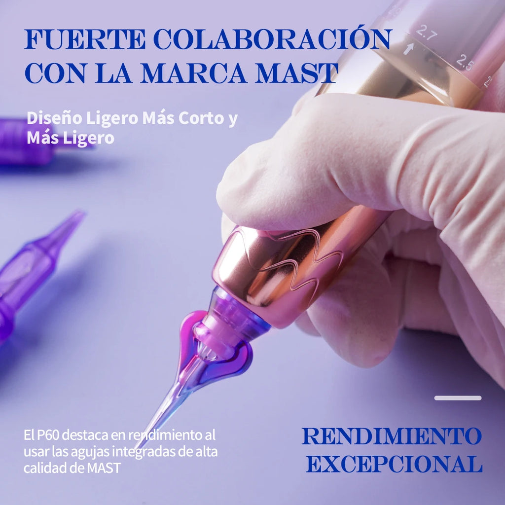 Mast P60 Kit PMU Inalámbrico | Máquina Maquillaje Permanente Profesional