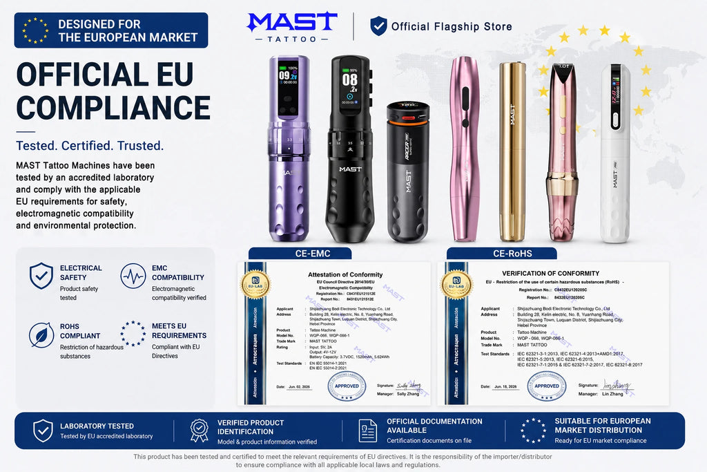 Mast P60 Kit PMU Inalámbrico | Máquina Maquillaje Permanente Profesional